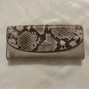Authentic Coach Trifold Wallet